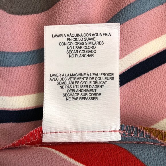 London Times Midi Dress Sleeveless Striped Pink - Picture 6 of 6